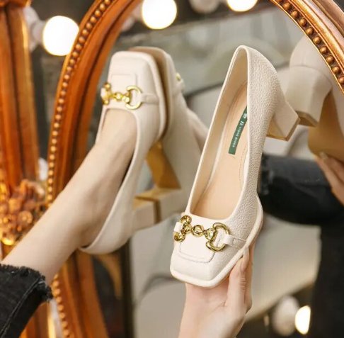 Mary Jane zapatos de tacón medio para mujer - Quierox - Tienda Online