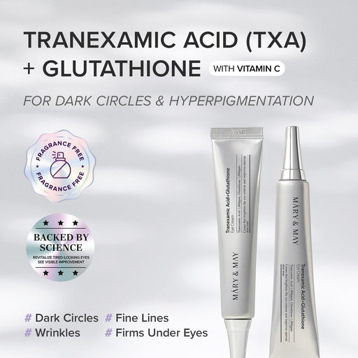 Mary&May Crema de ojos con ácido tranexámico + glutatión (1.05 oz), cuidado de la piel - Quierox - Tienda Online