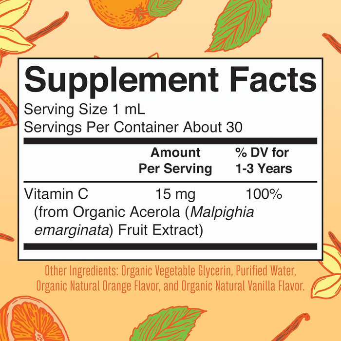 MaryRuth Organics Gotas de vitamina C para niños pequeños - Quierox - Tienda Online