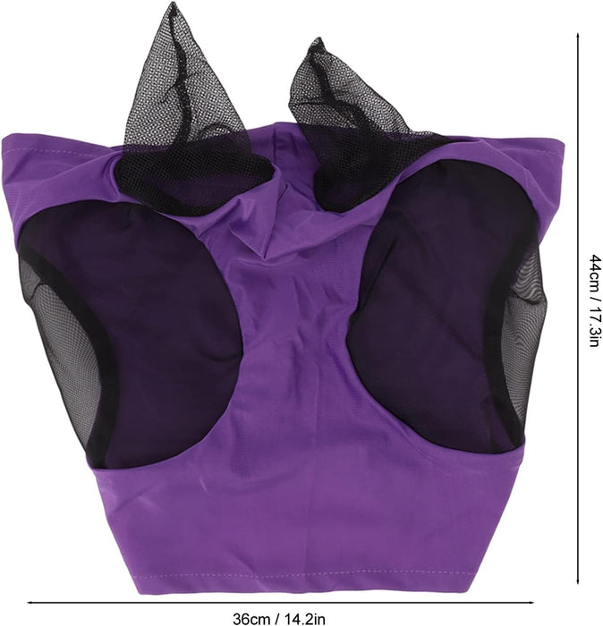 Máscara de caballo elástica transpirable con protección para los oídos - Quierox - Tienda Online