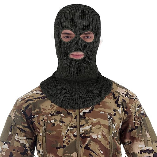 Máscara de cobertura facial completa, pasamontañas de tres agujeros - Quierox - Tienda Online