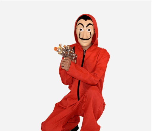 Máscara de Halloween para fiesta de cosplay de La Casa de Papel, disfraz y mascarilla - Quierox - Tienda Online