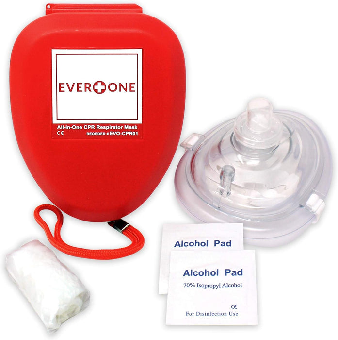 Máscara de rescate CPR, resucitador de bolsillo para adultos/niños - Quierox - Tienda Online