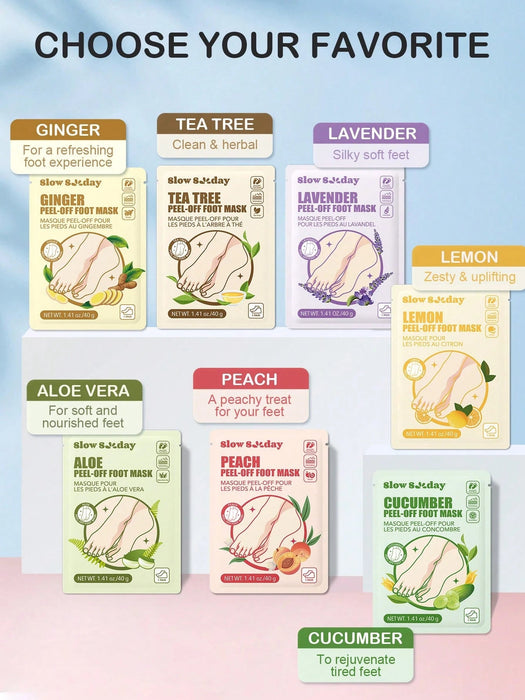 Mascarilla de piel de lavanda para los pies, Peeling para pies agrietados - Quierox - Tienda Online