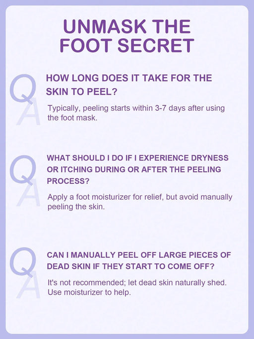 Mascarilla de piel de lavanda para los pies, Peeling para pies agrietados - Quierox - Tienda Online
