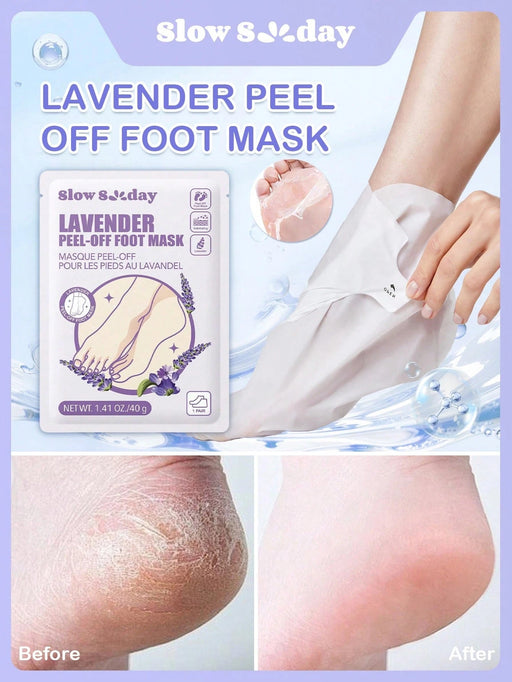 Mascarilla de piel de lavanda para los pies, Peeling para pies agrietados - Quierox - Tienda Online