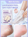 Mascarilla de piel de lavanda para los pies, Peeling para pies agrietados - Quierox - Tienda Online