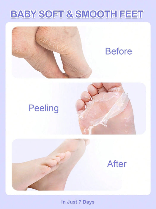 Mascarilla de piel de lavanda para los pies, Peeling para pies agrietados - Quierox - Tienda Online