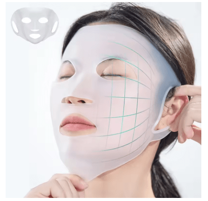 Mascarilla de silicona 3D para el cuidado de la piel de las mujeres, mascarilla de gel reutilizable - Quierox - Tienda Online