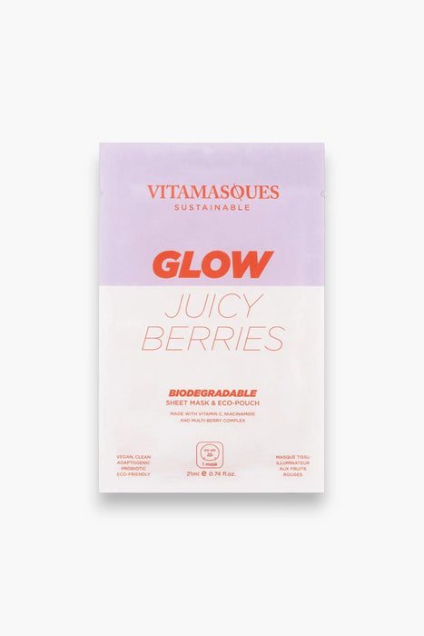 Mascarilla de tela biodegradable Glow - Quierox - Tienda Online