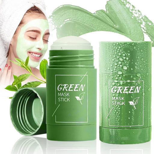 Mascarilla en barra verde, Mascarilla de té verde, Mascarilla anti - puntos negros - Quierox - Tienda Online
