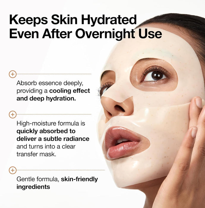 Mascarilla facial de colágeno ANUA Rice 70 Glow, nocturna para una piel radiante - Quierox - Tienda Online