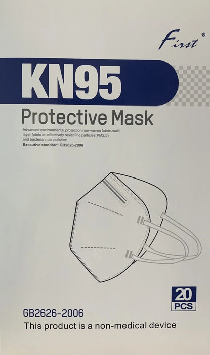 Mascarilla protectora KN95 auténtica (20 mascarillas) - Quierox - Tienda Online