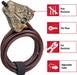 Master Lock 8418D Python Cable Lock con llave - Quierox - Tienda Online