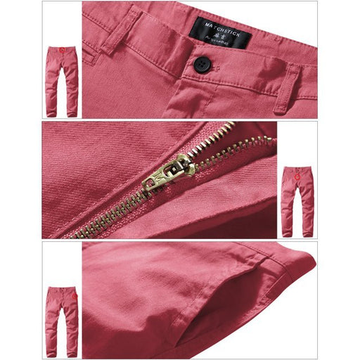 Matchstick Pantalones chinos casuales elásticos de algodón para hombre - Quierox - Tienda Online
