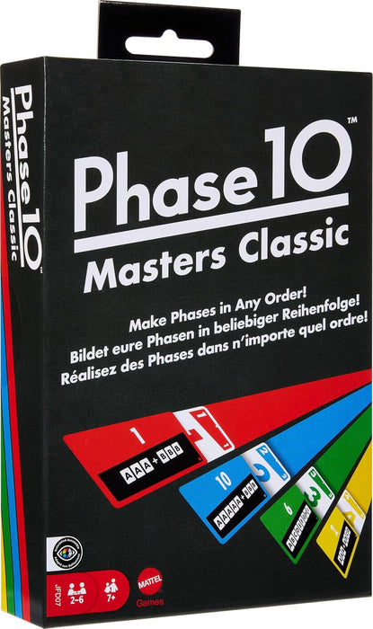 Mattel Games Juego de cartas clásico de Phase 10 Masters que incluye 60 cartas - Quierox - Tienda Online