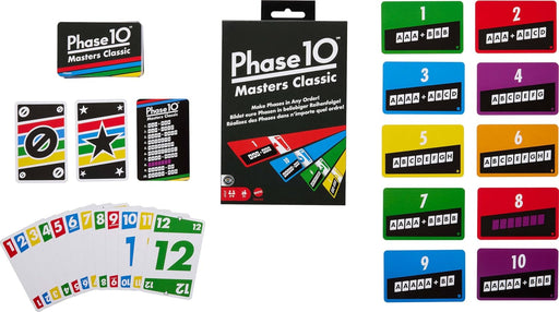 Mattel Games Juego de cartas clásico de Phase 10 Masters que incluye 60 cartas - Quierox - Tienda Online