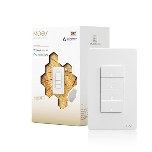 Matter - Interruptores de luz inteligentes WiFi, requiere cable netural - Quierox - Tienda Online