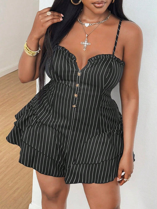 Maweii Mono de talla grande sexy sin hombros - Quierox - Tienda Online