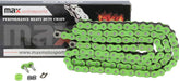 Max Motosports Cadena de 525 dientes, 122 eslabones, verde - Quierox - Tienda Online