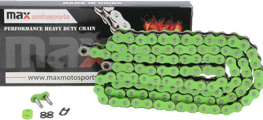 Max Motosports Cadena de 525 dientes, 122 eslabones, verde - Quierox - Tienda Online