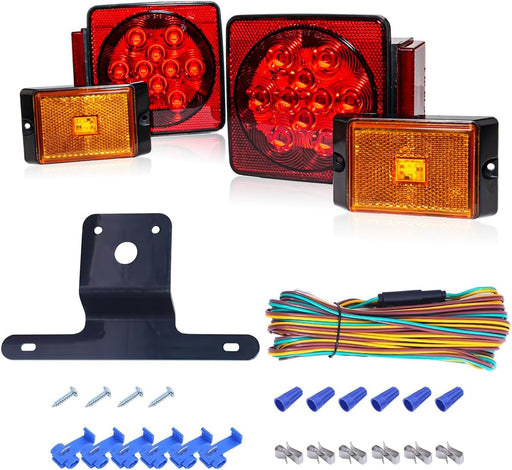MAXXHAUL 70205 Kit de luces para remolque, 12 V, todo LED, impermeable - Quierox - Tienda Online