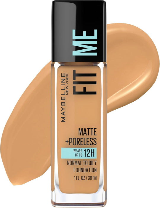 MAYBELLINE FIT ME BASE DE MAQUILLAJE LÍQUIDA MATE QUE DISIMULA LOS POROS - Quierox - Tienda Online