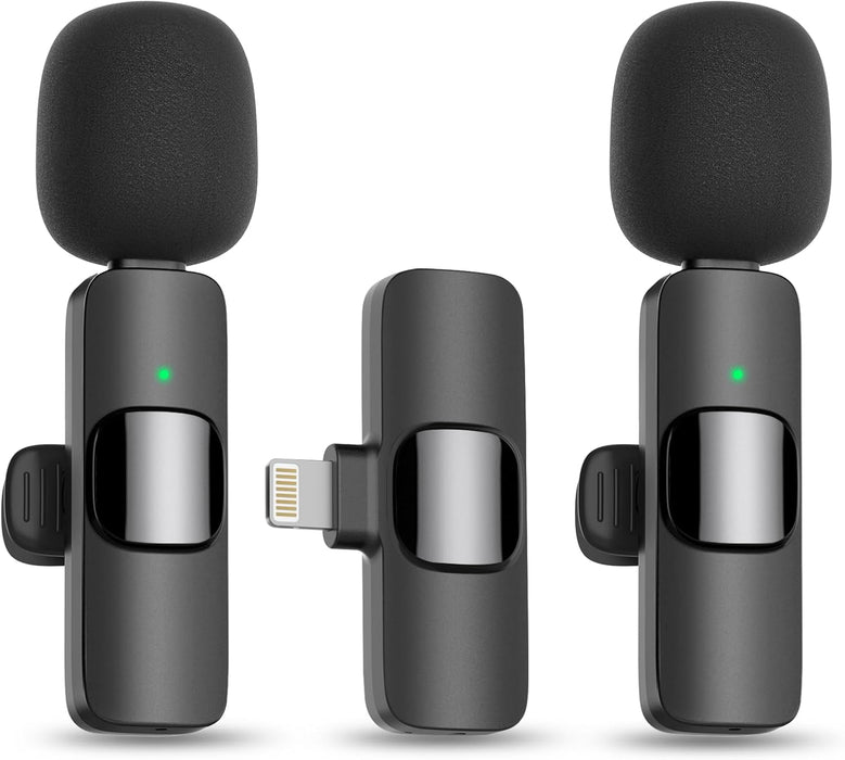 MAYBESTA Mini micrófono inalámbrico para iPhone de solapa Bluetooth para grabar de video - Quierox - Tienda Online