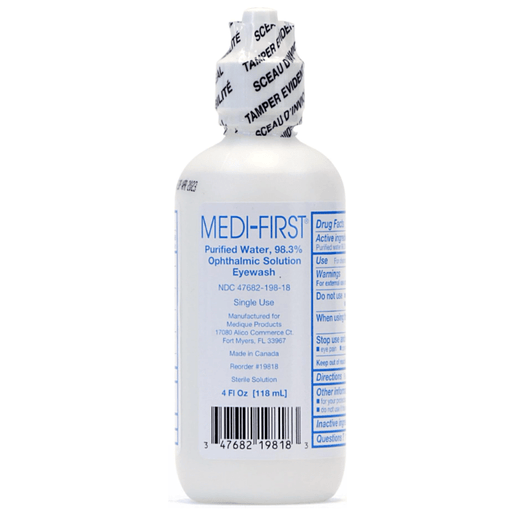 MEDI - FIRST Solución para lavado de ojos , 118 ml (4 oz) - Quierox - Tienda Online