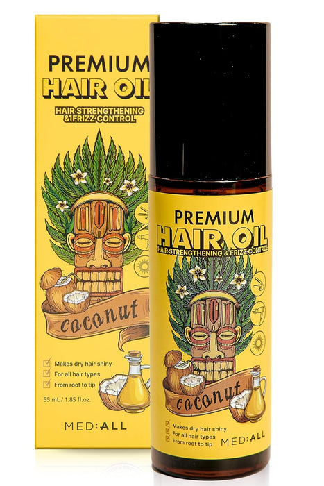 MEDIALL - Aceite prémium para cabello encrespado y dañado, tónico de regeneración - Quierox - Tienda Online