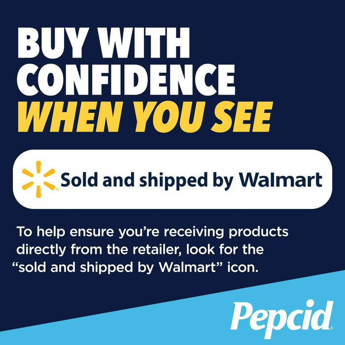 Medicamento para la acidez estomacal de máxima potencia Pepcid AC, 20 mg de famotidina, 50 unidades - Quierox - Tienda Online