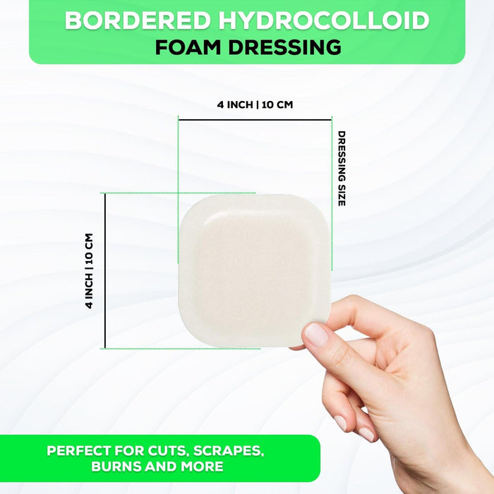 MedVance TM Hydrocoloid - Apósito adhesivo hidrocoloide con borde con cojín de espuma - Quierox - Tienda Online