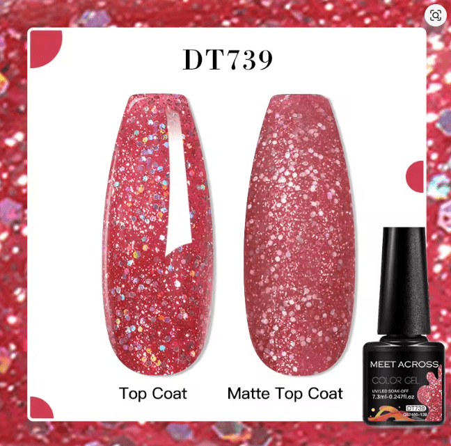 MEET ACROSS Esmalte de uñas en gel fluorescente de 7,3 ml - Quierox - Tienda Online