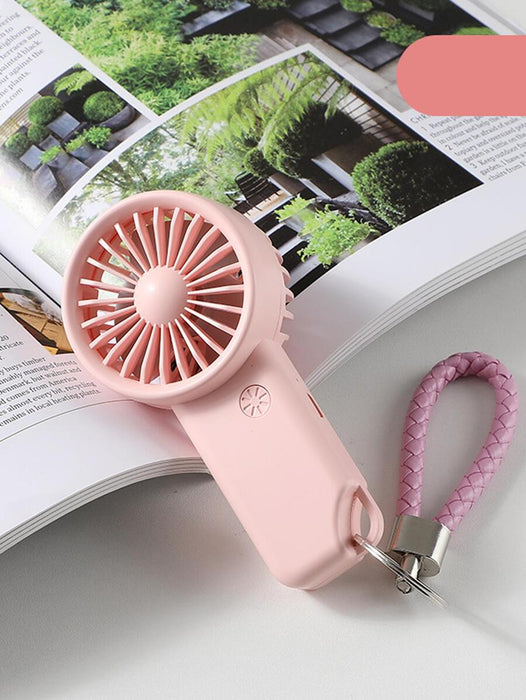 MEET SUN - 1 Miniventilador portátil de mano de 3 velocidades con batería - Quierox - Tienda Online