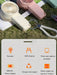 MEET SUN - 1 Miniventilador portátil de mano de 3 velocidades con batería - Quierox - Tienda Online