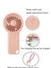 MEET SUN - 1 Miniventilador portátil de mano de 3 velocidades con batería - Quierox - Tienda Online