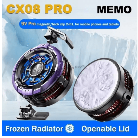 MEMO CX08 PRO 9V2A Ventilador universal para teléfonos móviles - Quierox - Tienda Online