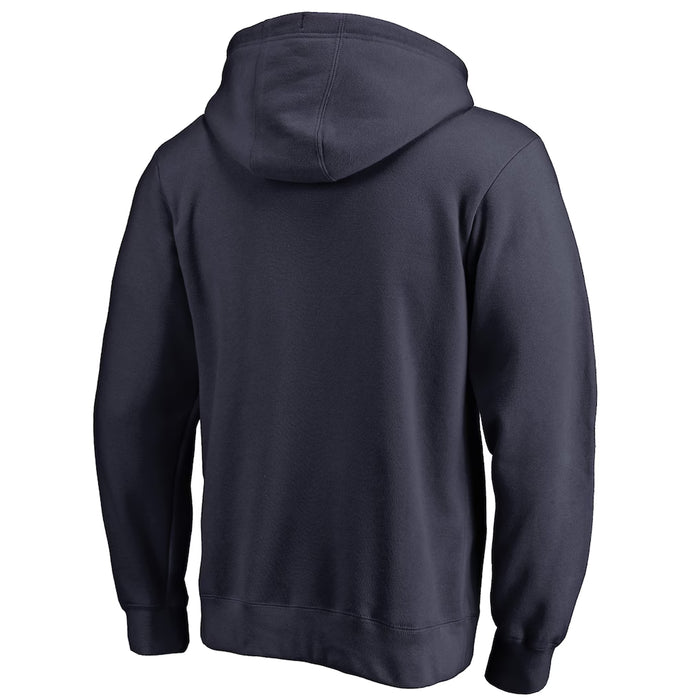 Fanatics Sudadera con capucha y logotipo estático negro de los Utah Jazz para hombre