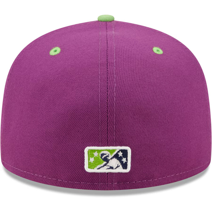 Gorra ajustada Viñeros de Tri-City 59FIFTY morada Copa De La Diversion de New Era para hombre