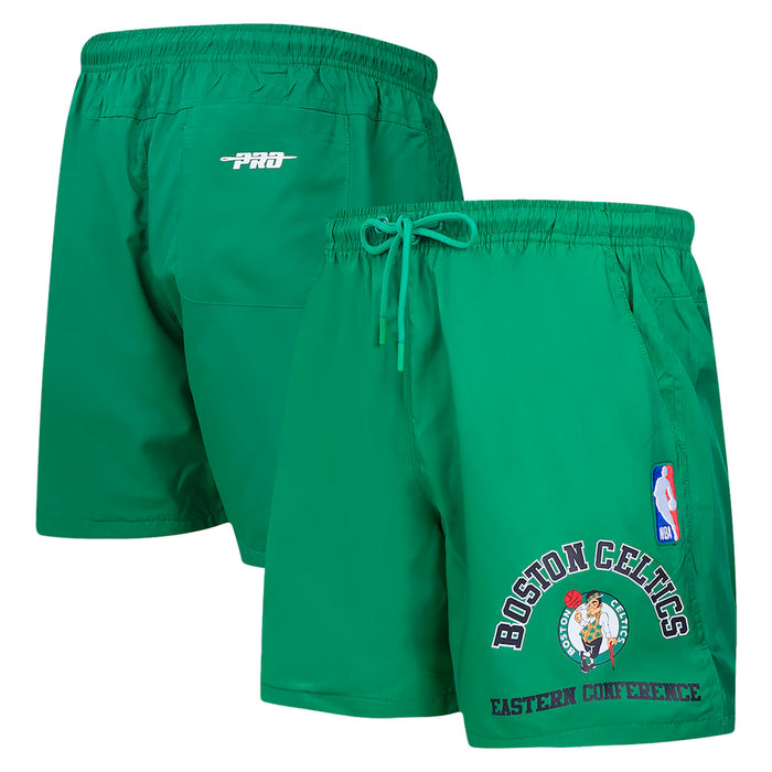 Pantalones cortos Boston Celtics Pro Standard Kelly Green Area Code para hombre