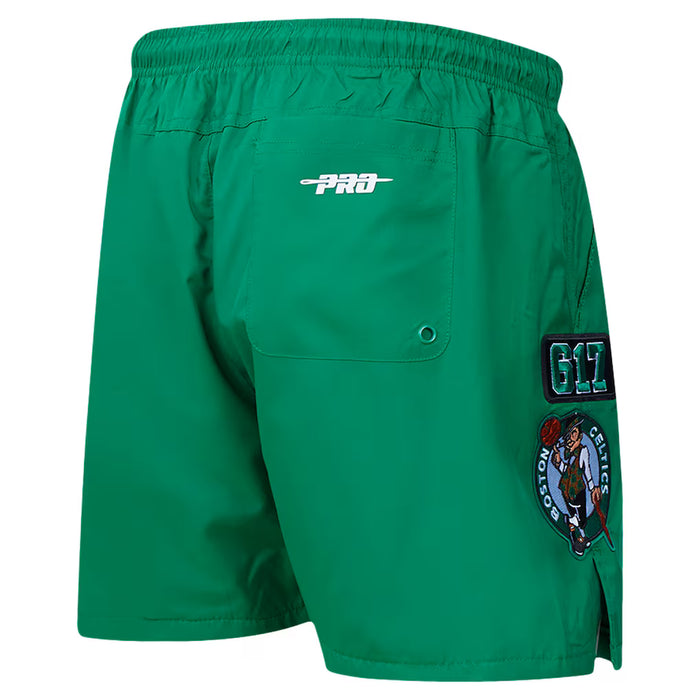 Pantalones cortos Boston Celtics Pro Standard Kelly Green Area Code para hombre