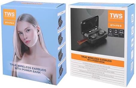 Meru Audifonos Inalambricos con Bluetooth 5.0 Carga| Earbuds Basic Negro - Quierox - Tienda Online