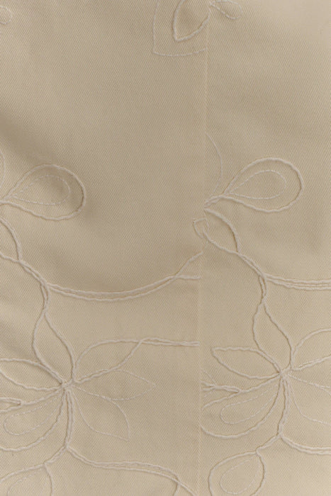 Meshki Ebony Minivestido vaquero bordado - Crema - Quierox - Tienda Online