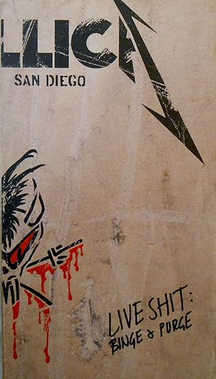 Metallica San Diego Live Shit: Binge & Purge (VHS) - Quierox - Tienda Online
