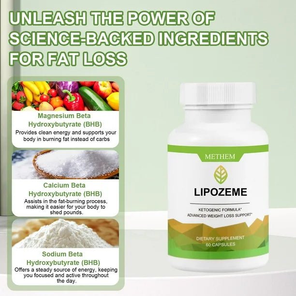 METHEM Cápsulas de suplemento Lipozeme 60 Capsulas - Quierox - Tienda Online