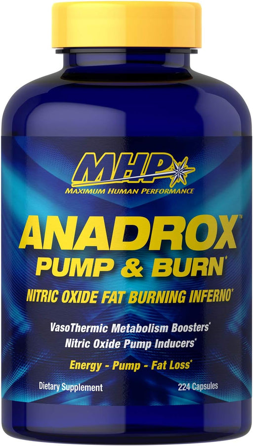 MHP Anadrox Pump & Burn, Infierno Quemador de Grasa con Óxido Nítrico - Quierox - Tienda Online