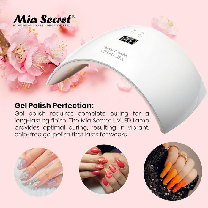 Mia Secret Secador profesional de sistema de uñas con lámpara LED UV Arc - Quierox - Tienda Online