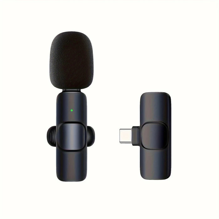 Microfono Inalámbrico HD de Pinza Kouzone con Reducción de Ruido, Conexión USB - C - Quierox - Tienda Online