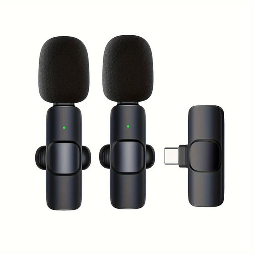 Microfono Inalámbrico HD de Pinza Kouzone con Reducción de Ruido, Conexión USB - C - Quierox - Tienda Online