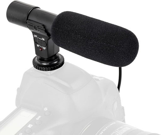 Micrófono unidireccional con enchufe estéreo incorporado de 0.138 in y soporte de montaje - Quierox - Tienda Online